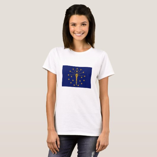Indiana State Flag T-shirt (Voorkant volledig)