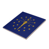 Indiana State Flag Tegeltje (Zijkant)