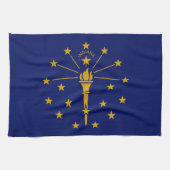Indiana State Flag Theedoek (Horizontaal)