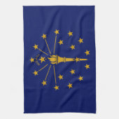 Indiana State Flag Theedoek (Verticaal)