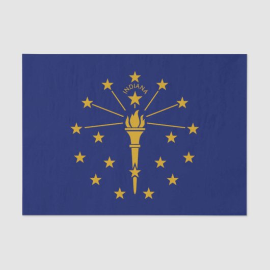 Indiana State Flag Tissuepapier (Voorkant)