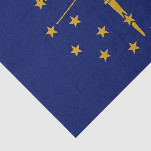 Indiana State Flag Tissuepapier (Detail)