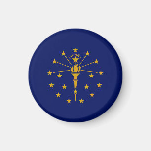 Indiana State Flag Verenigde Staten Magneet