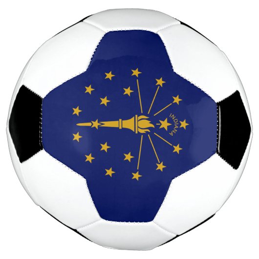 Indiana State Flag Voetbal (Gedraaid)