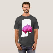Indiana State Flower Oversized T-shirt (Voorkant volledig)
