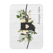 Indiana State heeft uw startstadscentrum aangepast Magneet (Verticaal)