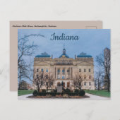 Indiana State House Indianapolis Indiana Briefkaart (Voorkant / Achterkant)
