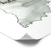 Indiana State Illustration Poster (Hoek)