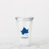 Indiana State Leaf Acryl Drinkbeker (Voorkant)