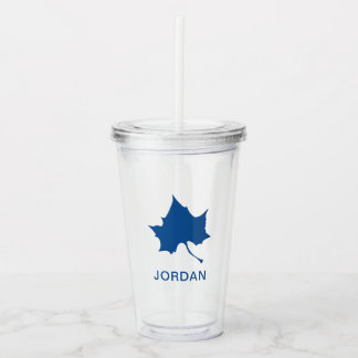 Indiana State Leaf Acryl Drinkbeker