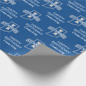 Indiana State Leaf Birthday Cadeaupapier (Hoek)