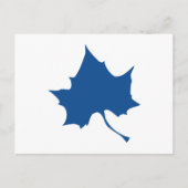 Indiana State Leaf Briefkaart (Voorkant)