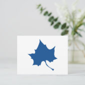 Indiana State Leaf Briefkaart (Staand voorkant)