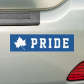 Indiana State Leaf Bumpersticker (Op auto)