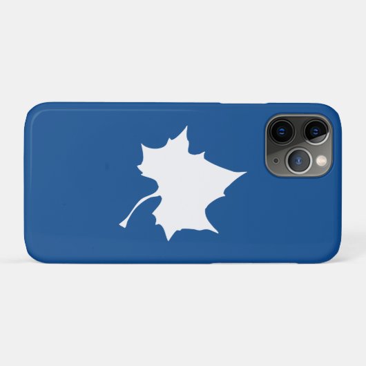Indiana State Leaf Case-Mate iPhone Case (Achterkant (horizontaal))