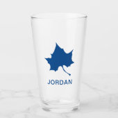 Indiana State Leaf Glas (Voorkant)