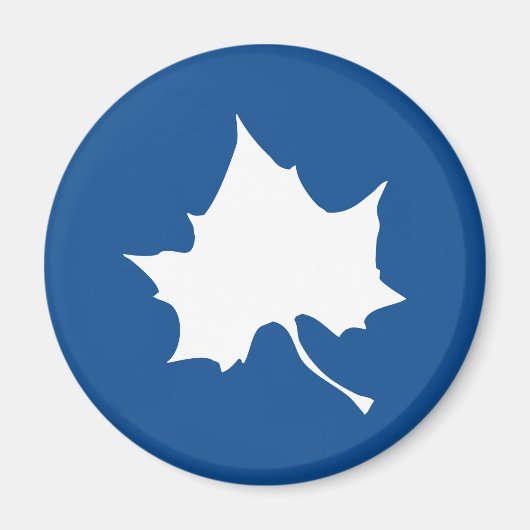 Indiana State Leaf Magneet (Voorkant)