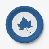 Indiana State Leaf Papieren Bordje (Voorkant)