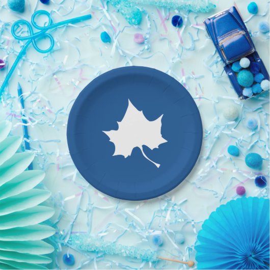 Indiana State Leaf Papieren Bordje (Feest)