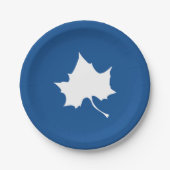 Indiana State Leaf Papieren Bordje (Voorkant)