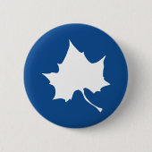 Indiana State Leaf Ronde Button 5,7 Cm (Voorkant)