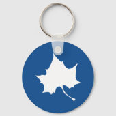 Indiana State Leaf Sleutelhanger (Voorkant)