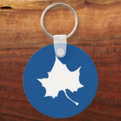 Indiana State Leaf Sleutelhanger (Voorkant)