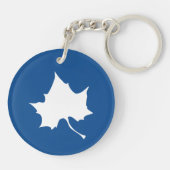 Indiana State Leaf Sleutelhanger (Achterkant)