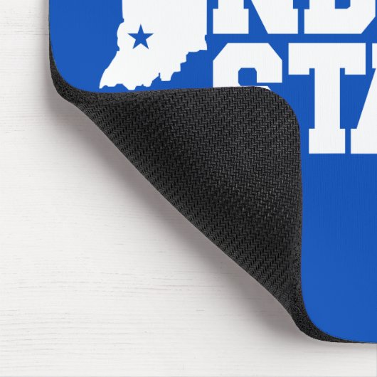Indiana State-logo Muismat (Hoek)