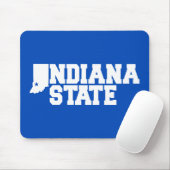 Indiana State-logo Muismat (Met muis)