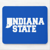 Indiana State-logo Muismat (Voorkant)