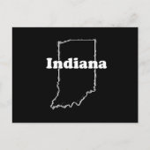 INDIANA STATE MOTTO BRIEFKAART (Voorkant)