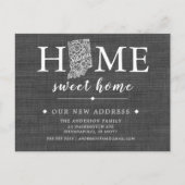 INDIANA State Moving Aankondiging Post Kaart (Voorkant)