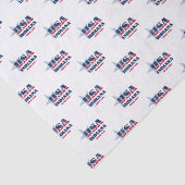 Indiana State Pride Tissue Paper Tissuepapier (Detail)