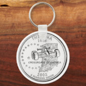 Indiana State Quarter Sleutelhanger (Voorkant)