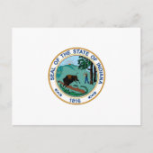 Indiana State Seal Briefkaart (Voorkant)