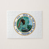 Indiana State Seal Legpuzzel (Horizontaal)