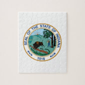 Indiana State Seal Legpuzzel (Verticaal)