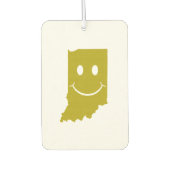 Indiana State Shape Face Luchtverfrisser (Voorkant)