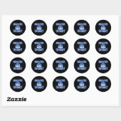 Indiana State Sycamores Laurels officieel Ronde Sticker (Vel)