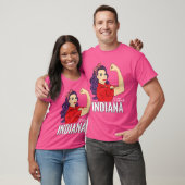 Indiana State Teacher Red For Ed Redfored I Teach  T-shirt (Unisex)