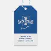 Indiana State University Afstuderen Cadeaulabel (Voorkant)