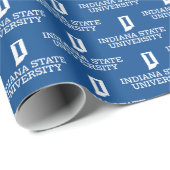 Indiana State University Afstuderen Cadeaupapier (Rol Hoek)