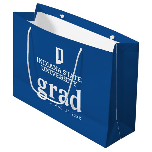 Indiana State University Afstuderen Groot Cadeauzakje (Voorkant Gekanteld)