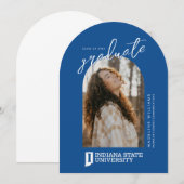 Indiana State University Afstuderen Kaart (Voorkant / Achterkant)