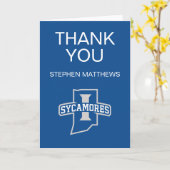 Indiana State University Afstuderen Kaart (Gele Bloem)