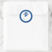 Indiana State University Afstuderen Ronde Sticker (Tas)