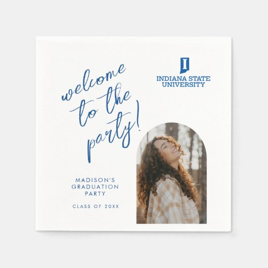 Indiana State University Afstuderen Servet (Voorkant)