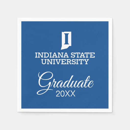 Indiana State University Afstuderen Servet (Voorkant)