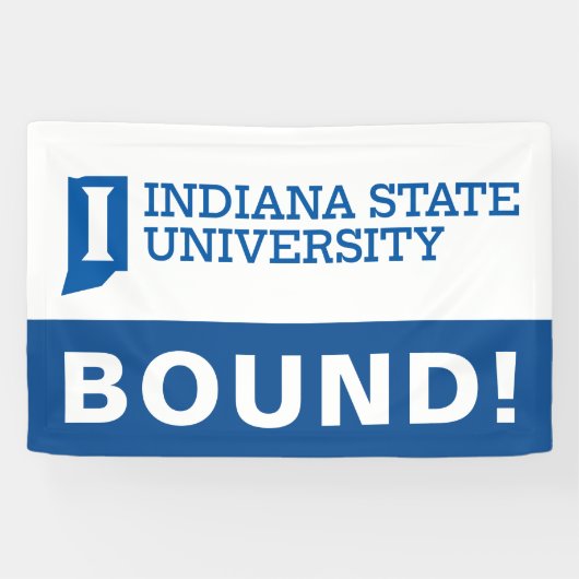 Indiana State University Afstuderen Spandoek (Horizontaal)